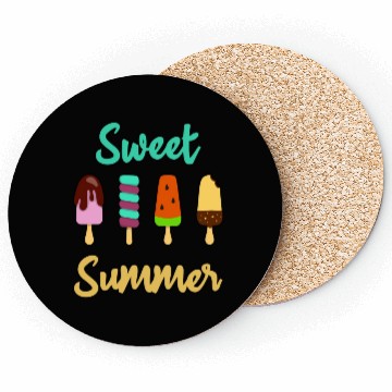 Discover Sweet Summer Summer Popsicles Ice Cream Cool Coasters