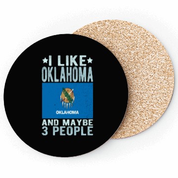 Discover Oklahoma Flag US State Coasters