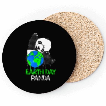 Discover Earth Day Panda Coasters