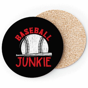 Discover Baseball Junkie Baseball Player Baseball Coach Coasters