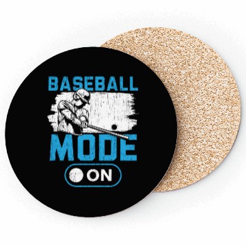 Discover Baseball Mode On Baseball Player Baseball Coach Coasters