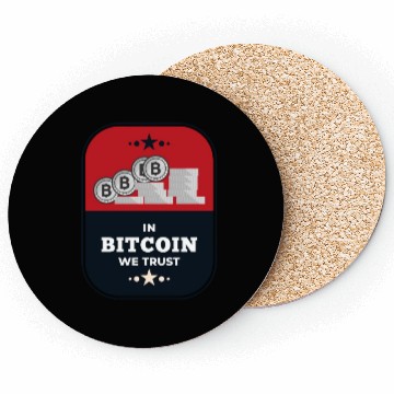 Discover In Bitcoin We Trust Coasters