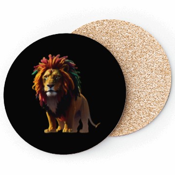 Discover Rasta Lion Coasters