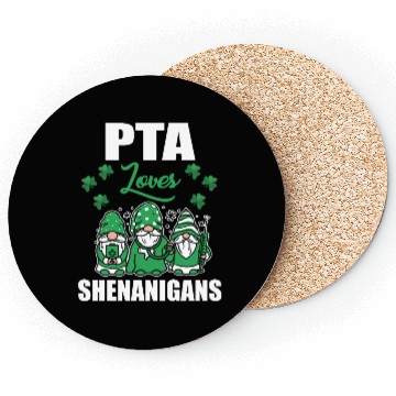 Discover PTA Loves Shenanigans Irish St. Patricks Day Coasters