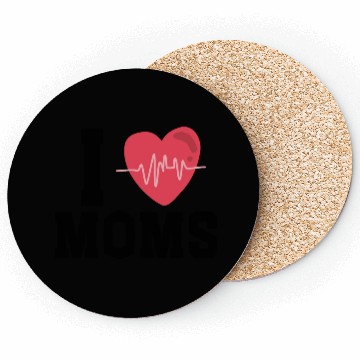 Discover I Love Muscle Mommies Coasters