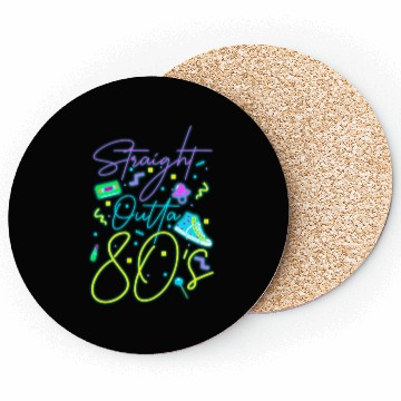 Discover 80S Cool Neon Sign Coasters