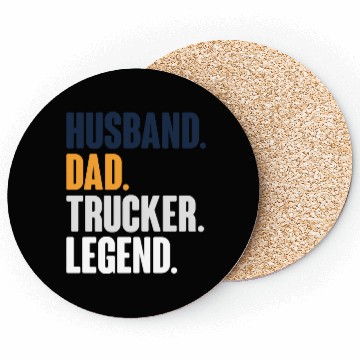 Discover trucker dad husband legend Coasters