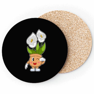 Discover Plant Pot Calla Lily Flower Coasters