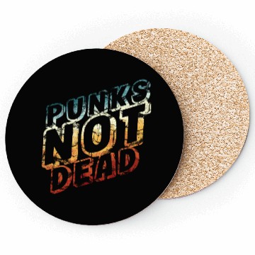 Discover punks not dead - retro punk rock Coasters