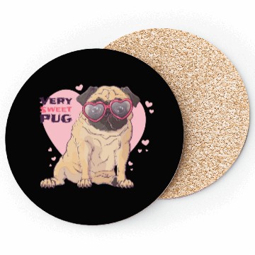 Discover Very Sweet Pug Coasters