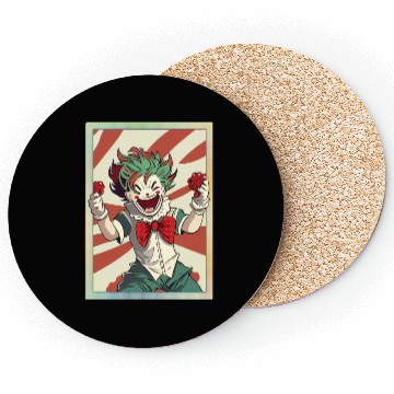 Discover Happy joker card Coasters