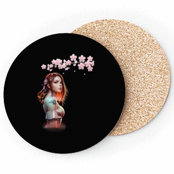 Discover Avatar, AI design Anime girl Coasters