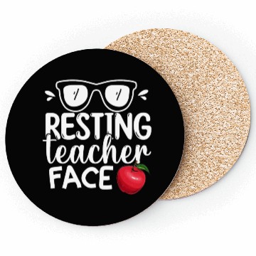 Discover Resting Teacher Face Happy Retirement Plan Coasters