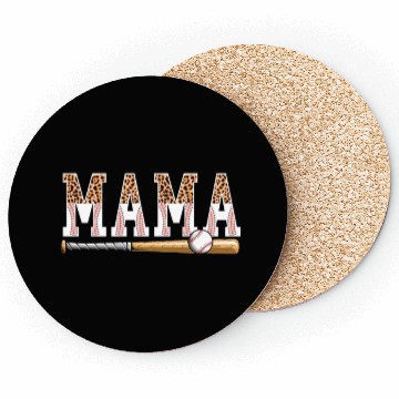 Discover Baseball Mama Baseball Player Mothers Day Coasters