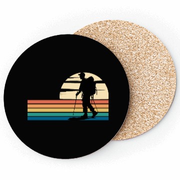 Discover Hiking Mens Colorful Coasters