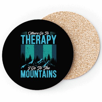 Discover Mountain love Therapy Mountains Wanderlust Coasters