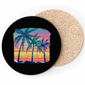 Discover Summer design. Coasters