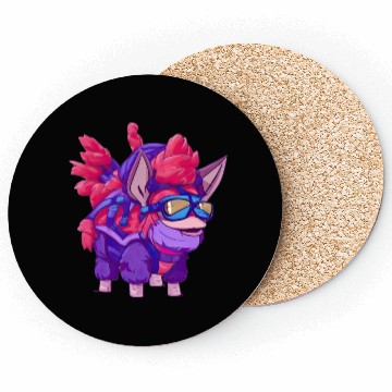 Discover Neon Llama Coasters