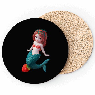Discover Strawberry mermaid Coasters