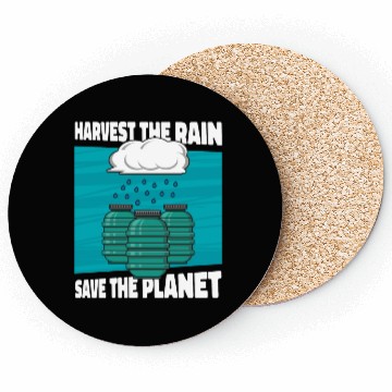 Discover Save The Planet Rainwater Harvesting Water Coasters
