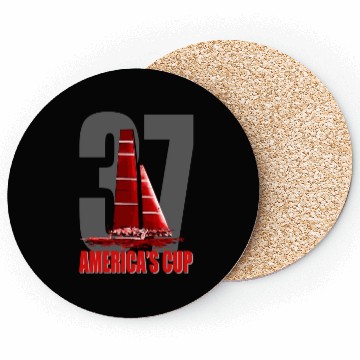 Discover America's Cup 37 Red Coasters