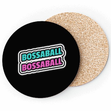 Discover Bossaball Sports Typography Coasters