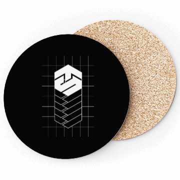 Discover Tech Steve White V-Groved Collection Coasters