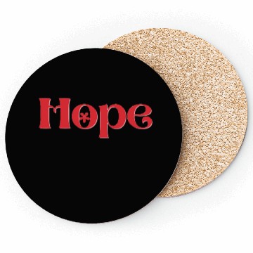Discover HOPE Unisex retro design Coasters