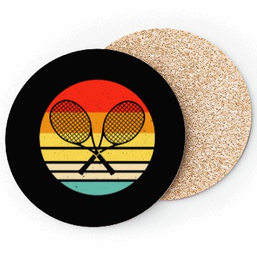 Discover Vintage Tennis Player 4 Coasters