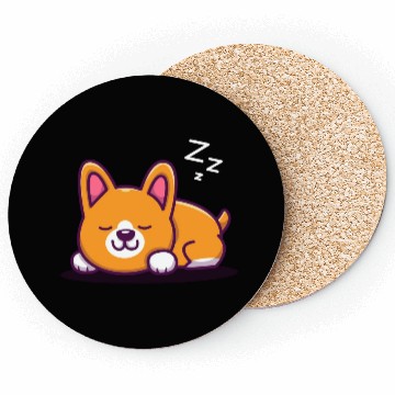 Discover Cute Corgi Sleeping Coasters