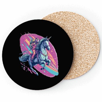 Discover Astronaut on a horse Coasters
