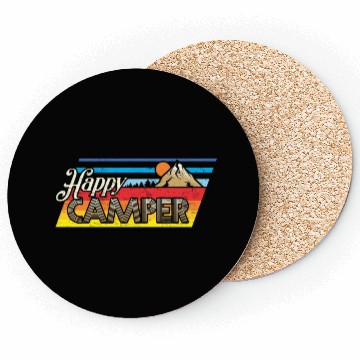 Discover Happy Camper Coasters