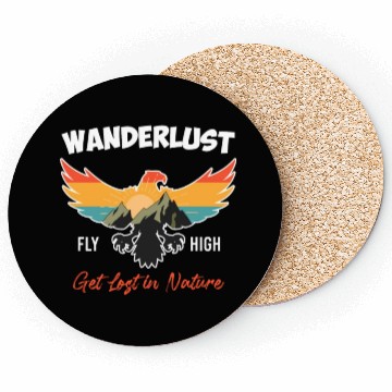 Discover Wanderlust Mountaineer Hiking Mountain love Coasters