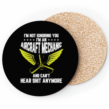 Discover Aircraft Mechanic Coasters
