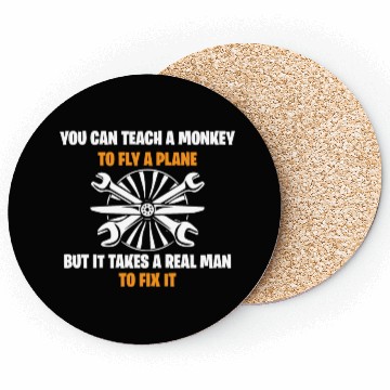 Discover Aircraft Mechanic Coasters