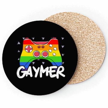 Discover Gaymer Video Game Rainbow Pride Month LGBTQ Gay Coasters