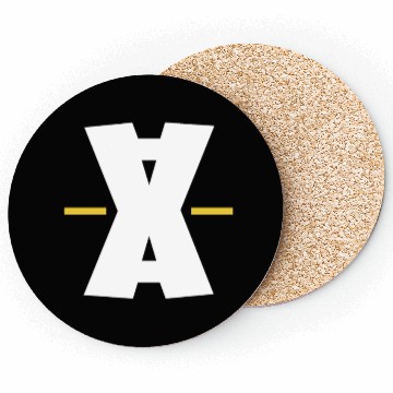 Discover Double X dash digital art Coasters