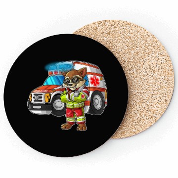 Discover Paramedic - Raccoon Coasters