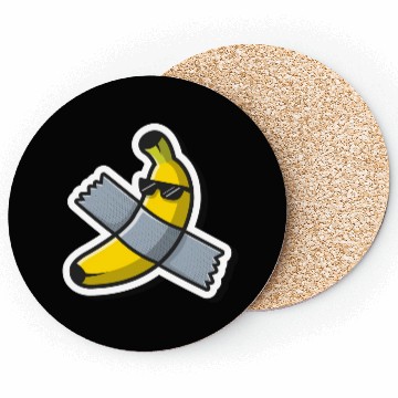 Discover Cute Banana Art Using Glasses Coasters