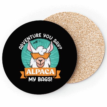 Discover Alpaca my Bags funny Mountaineer Mountain fan Coasters