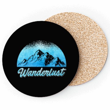 Discover Wanderlust Mountaineer Hiker Summit sport Coasters