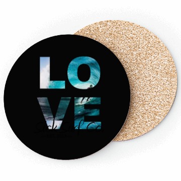 Discover LOVE SURF Coasters