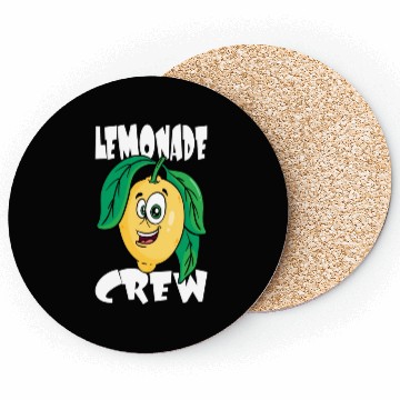 Discover Sweet Kids Lemon Motif Coasters