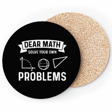 Discover Math Mathematician Math Teacher Coasters