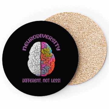 Discover "Different, Not Less" Neurodiversity Coasters