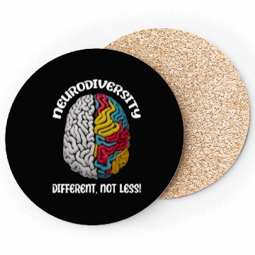 Discover "Different, Not Less" Neurodiversity Coasters