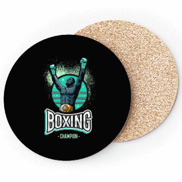 Discover Boxing Champion | Championship Winner Fighter Coasters