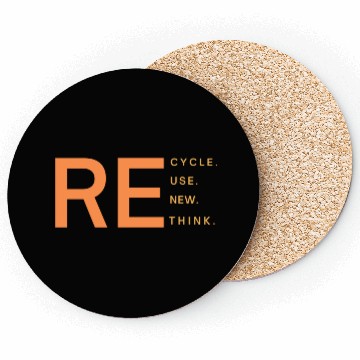 Discover Recycle use new think Classic Coasters