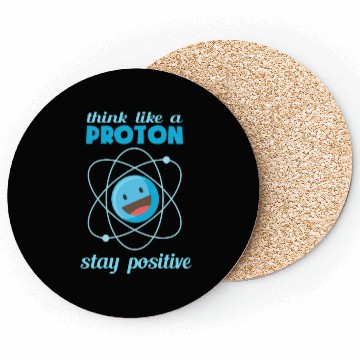 Discover Proton Positive Atom Physics Science Scientist Coasters