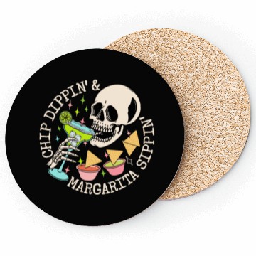 Discover Chip Dippin' And Margarita Sippin' Coasters